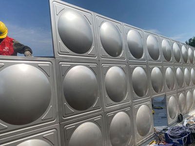 Hubei Stainless Steel Water Tank Project